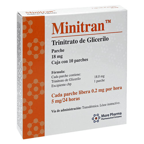 MINITRAN 18mg 5mg 24HRS 10 Patches